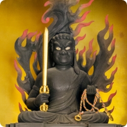 Fudō Myō-oh : The main deity of Shinkyu-ji